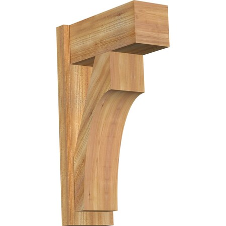 Ekena Millwork Westlake Block Rough Sawn Outlooker, Western Red Cedar, 8"W x 18"D x 30"H OUT08X18X30WTL05RWR